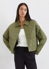 Marc O'Polo Steppjacke regular, Damen, grün, Gr. 40, 100% Polyester
