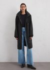 Marc O'Polo Parka regular, Damen, schwarz, Gr. 44, 100% Polyester