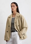 TWILL STRUCTURED JACKET - taupe brown | ZARA Canada