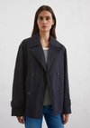 Marc O'Polo Cabanjacke regular, Damen, blau, Gr. 34, 100% Baumwolle