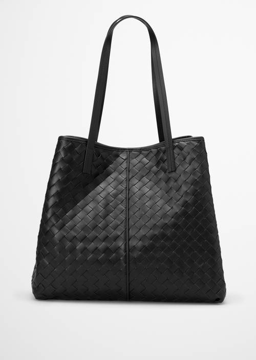 Seta Marc O Polo Tasche Geflochten Grained Cowhide Hobo Bag Marco