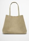 Marc O'Polo Shopper large, Damen, beige, Gr., 100% Leder (Rind)