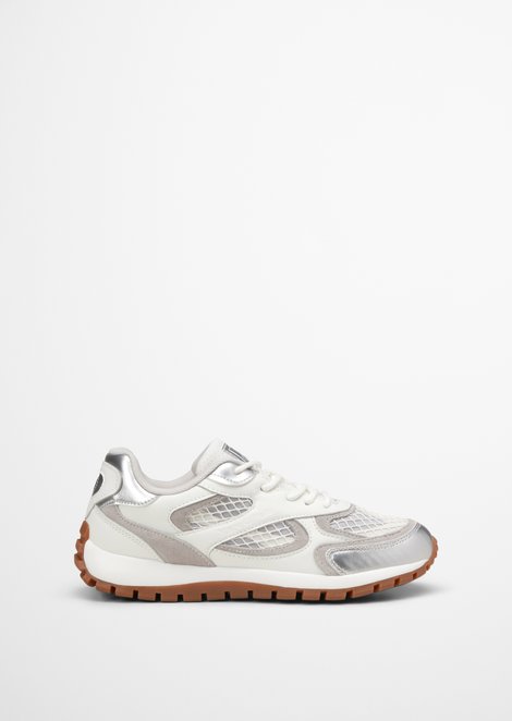 Marc O'Polo Sneakers, Dames, wit, 36, 80% Polyester, 20% Leer