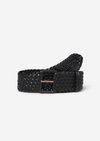 Marc O'Polo Taillengürtel, Damen, schwarz, Gr. 85, 100% Leder (Rind)