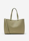 Marc O'Polo 3-in-1 Shopper medium, Damen, beige, Gr., 100% Leder (Rind)