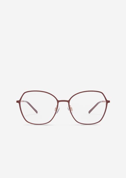 Damen-Brille bordeaux matt / roségold - Produkt Bild 1