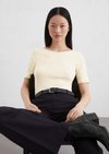 Marc O'Polo DfC T-Shirt regular, women, natur cotton, Xxs, 100% Baumwolle