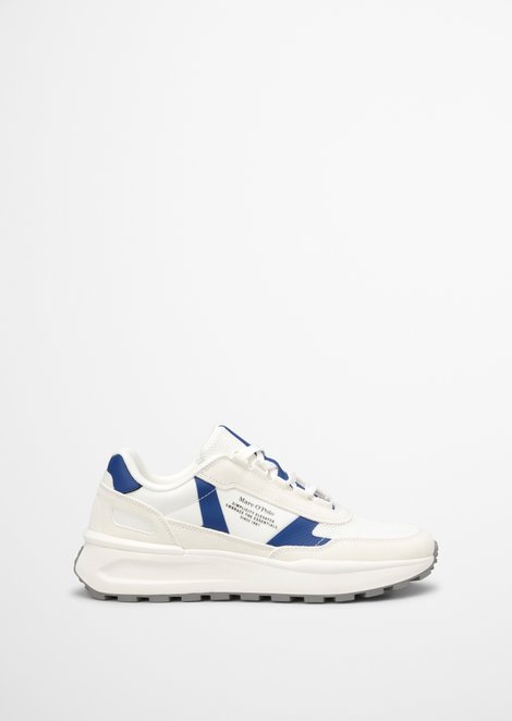 Marc O'Polo Sneakers, Heren, beige, 40, 80% Polyester, 20% Leer