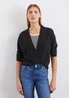 Marc O'Polo Seamless Cardigan loose, Damen, blau, Gr. xl, 100% Baumwolle