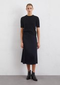 レッグウェア kyo1222 Regular long denim skirt with CIRCULOSE® - blue | Maxi
