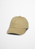 Logo cap made from high-quality organic cotton twill - beige