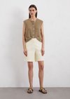 Marc O'Polo Shorts fitted, Women, natur cotton, 34, 97% Baumwolle, 3% Elasthan