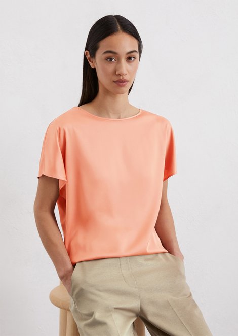 Marc O'Polo Regular blouse shirt, Dames, rood, 32, 96% Viscose, 4% Elasthaan