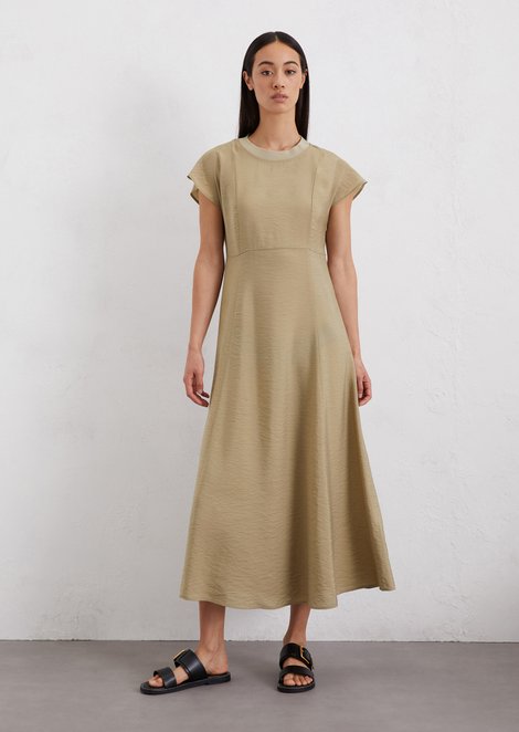 Marc O'Polo Dress regular, Dames, beige, 36, 83% Viscose, 17% Polyamide