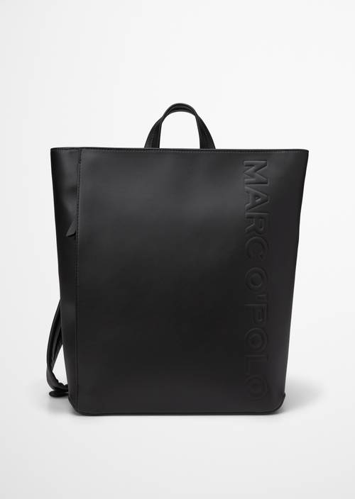 Rucksack medium aus einer Lederalternative aus recyceltem