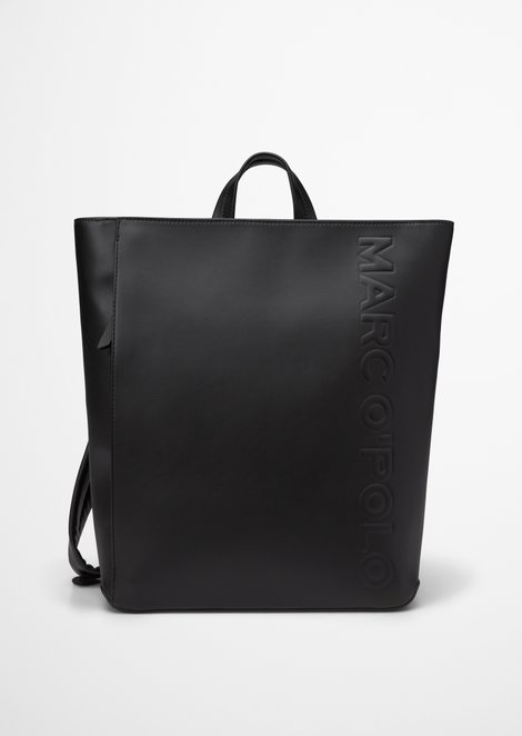 Marc O'Polo Rucksack medium, Damen, schwarz, Gr., 58% Polyester, 37% Polyurethan, 5% sonstige Fasern