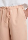 Joggpants tapered made from an organic cotton/linen blend