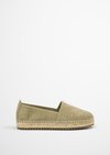 Marc O'Polo Espadrilles, Damen, khaki, 38, 100% Leder (Ziege)