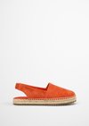 Marc O'Polo Slingback-Espadrilles, Damen, burnt orange, 42, 100% Leder (Ziege)