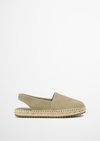 Marc O'Polo Slingback-Espadrilles, Damen, khaki, 40, 100% Leder (Ziege)
