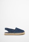 Marc O'Polo Slingback-Espadrilles, Damen, navy, 40, 100% Leder (Ziege)