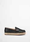 Marc O'Polo Espadrilles, Damen, schwarz, 39, 100% Leder (Ziege)