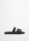 Marc O'Polo Pantolette, Damen, schwarz, 38, 100% Leder (Rind)