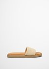 Marc O'Polo Pantolette, Damen, weiss, Gr. 36, 50% Baumwolle, 50% Polyamid