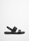 Marc O'Polo Sandale, Women, schwarz, 39, 100% Leder (Rind)