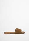 Marc O'Polo Slides, Women, dunkel dusty braun, 42, 100% Leder (Rind)