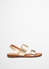 Marc O'Polo Sandale, Damen, champagner metallic, 38, 100% Leder (Rind)