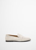 Loafer made from soft suede cowhide - beige | Made in