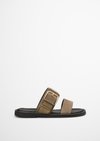 Marc O'Polo Pantolette, Damen, grau, Gr. 38, 100% Leder (Rind)