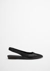 Marc O'Polo Slingback, Damen, schwarz, 38, 100% Leder (Rind)