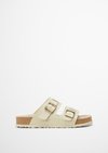 Marc O'Polo Pantolette, Women, silky stone, 36, 100% Leder (Rind)