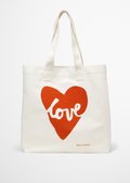 [Smooth mood] / ☆ Pana Bag / White Cocco Canvas shopper made from organic cotton - white | Beach bags