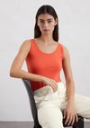 Marc O'Polo Regular tanktop, Dames, rood, Xxs, 96% Katoen, 4% Elasthaan