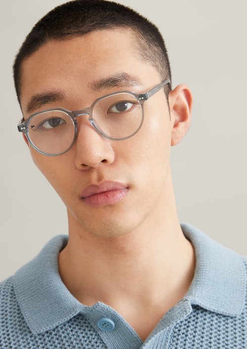 Unisex glasses — blautöne