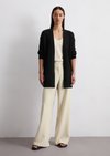 Marc O'Polo Cardigan loose, Damen, schwarz, Gr. m, 70% Baumwolle, 30% Polyester