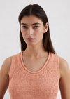 Marc O'Polo Stricktop slim, Damen, rot, Gr. l, 70% Baumwolle, 30% Polyester