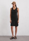 【送料&関税込】Moncler Mini Black Sleeveless Knit Dress Wit Moncler Sleeveless Dress in Black | FWRD