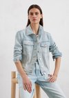 Marc O'Polo Jeansjacke regular, Damen, blau, Gr. m, 68% Baumwolle, 31% Lyocell, 1% Elasthan