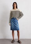 Marc O'Polo Jeansrock regular, Women, Cashmere soft blü wash, 25, 92% Baumwolle, 6% Elastomultiester, 2% Elasthan