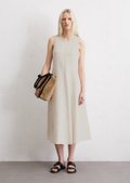 本日中のみ！Scalloped Polo Dress Ribbed-Cotton-Blend-Polo-Dress