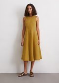 ★Adelio★ layered wing sleeveless dress Andrea and Leo A1415 Dress – ABC Fashion