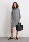 Marc O'Polo Relaxte linnen jurk, Dames, blauw, 32, 100% Linnen