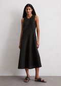 ワンピース LANVIN SLEEVELESS A-LINE MIDI DRESS Lanvin SLEEVELESS A-LINE MIDI DRESS | REVERSIBLE