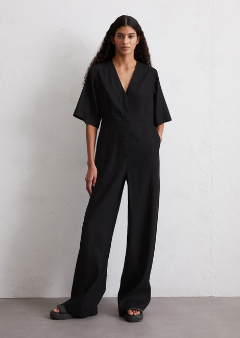 Marc O'Polo Algemeen regular, Dames, zwart, 32, 55% Linnen, 42% Viscose, 3% Elasthaan