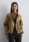 Marc O'Polo Leinen-Trenchjacke relaxed, Damen, braun, Gr. 40, 100% Leinen