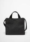 Marc O'Polo Shopper medium, Damen, schwarz, Gr., 60% Polypropylen, 40% Baumwolle